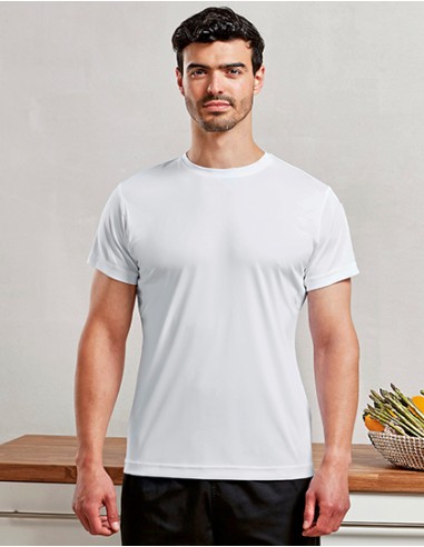P-PR649-Coolchecker® Chefs T-Shirt (Mesh Back)